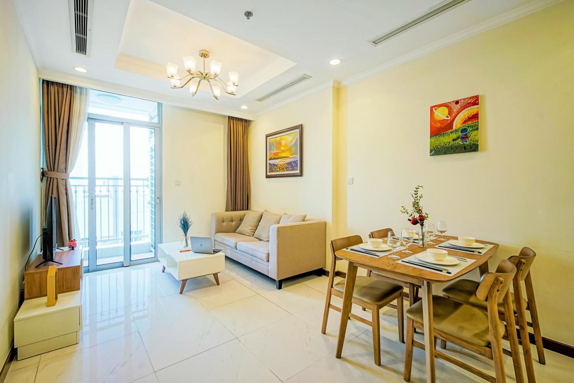 Mott Haven Apart - Vinhomes Central Park, Landmark 81 Area & Ice Rink Ho Chi Minh City Bagian luar foto